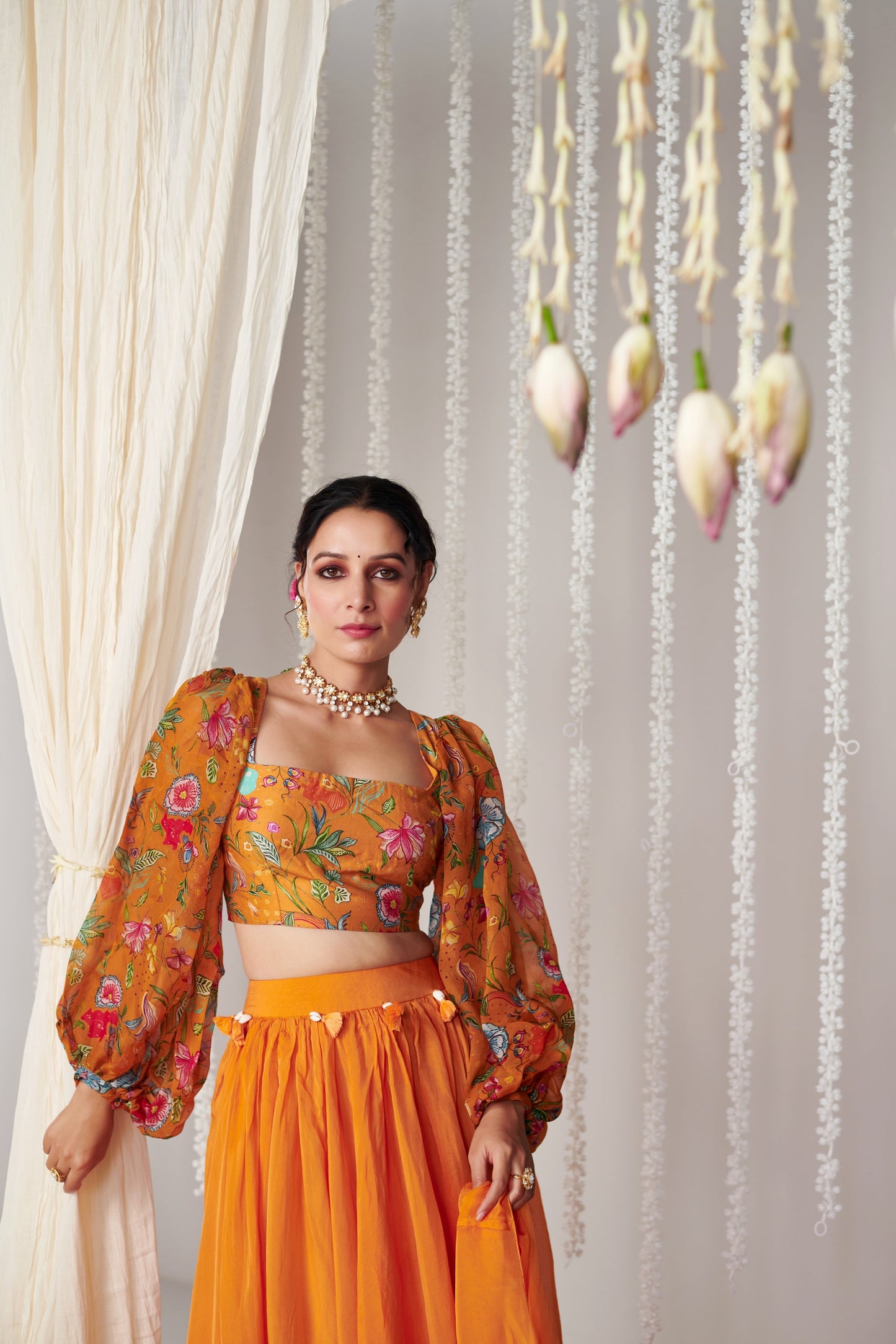 Bagicha Solid Lehenga Set