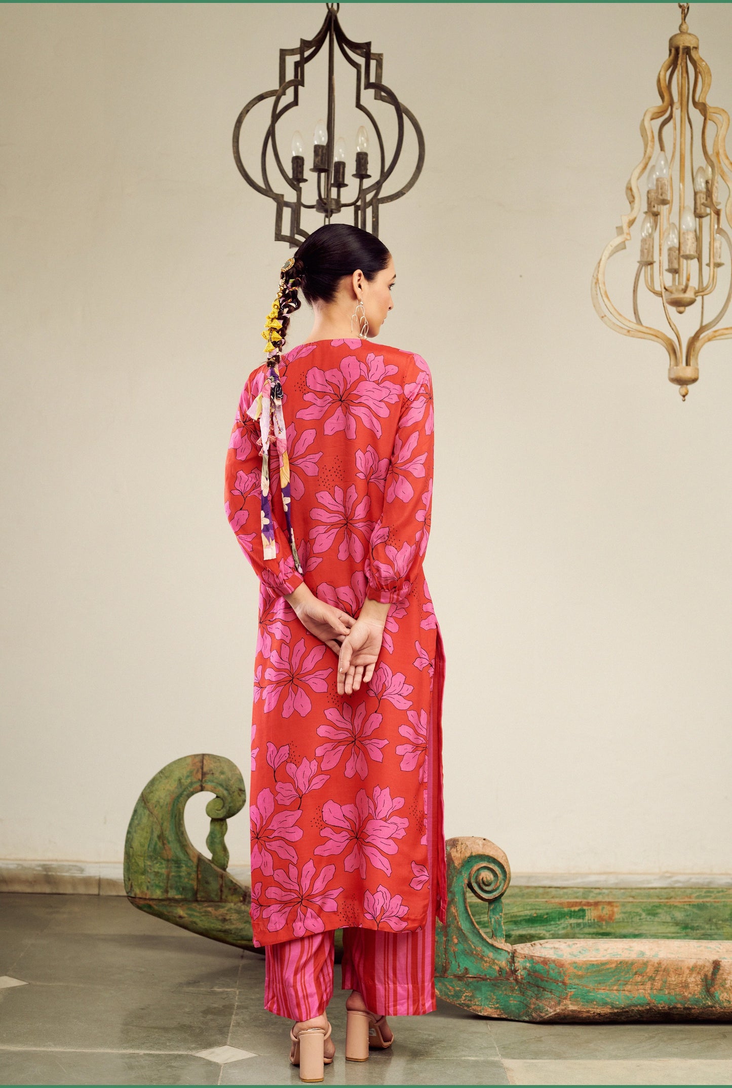 Summer Sorbet Floral Kurta Set