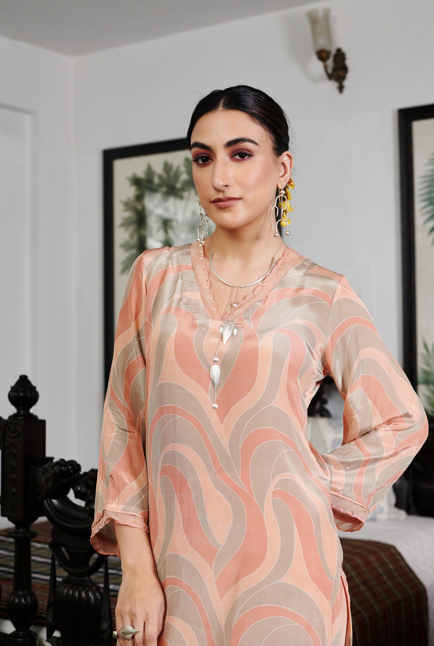 Summer Sorbet Abstract Kurta Set