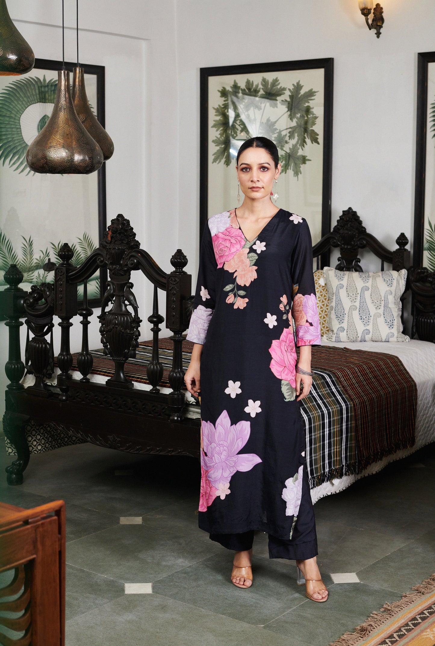 Nargis Floral Kurta Set