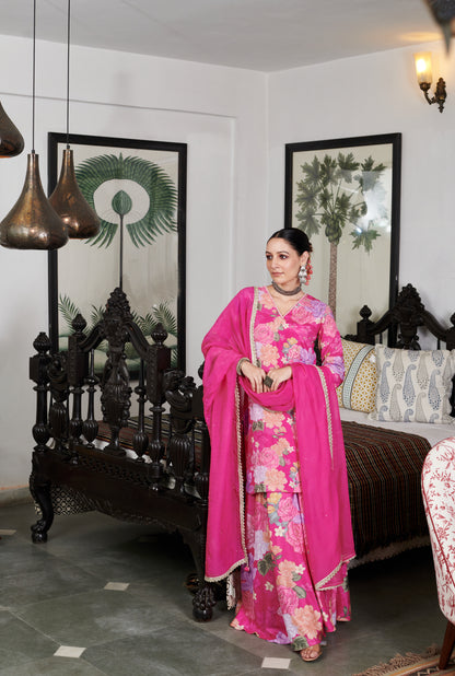 Nargis Floral Sharara Set