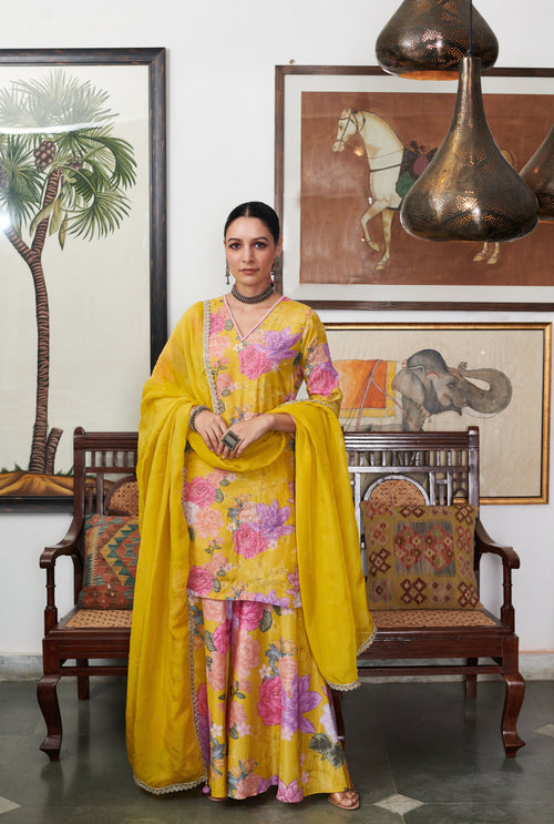 Nargis Floral Sharara Set