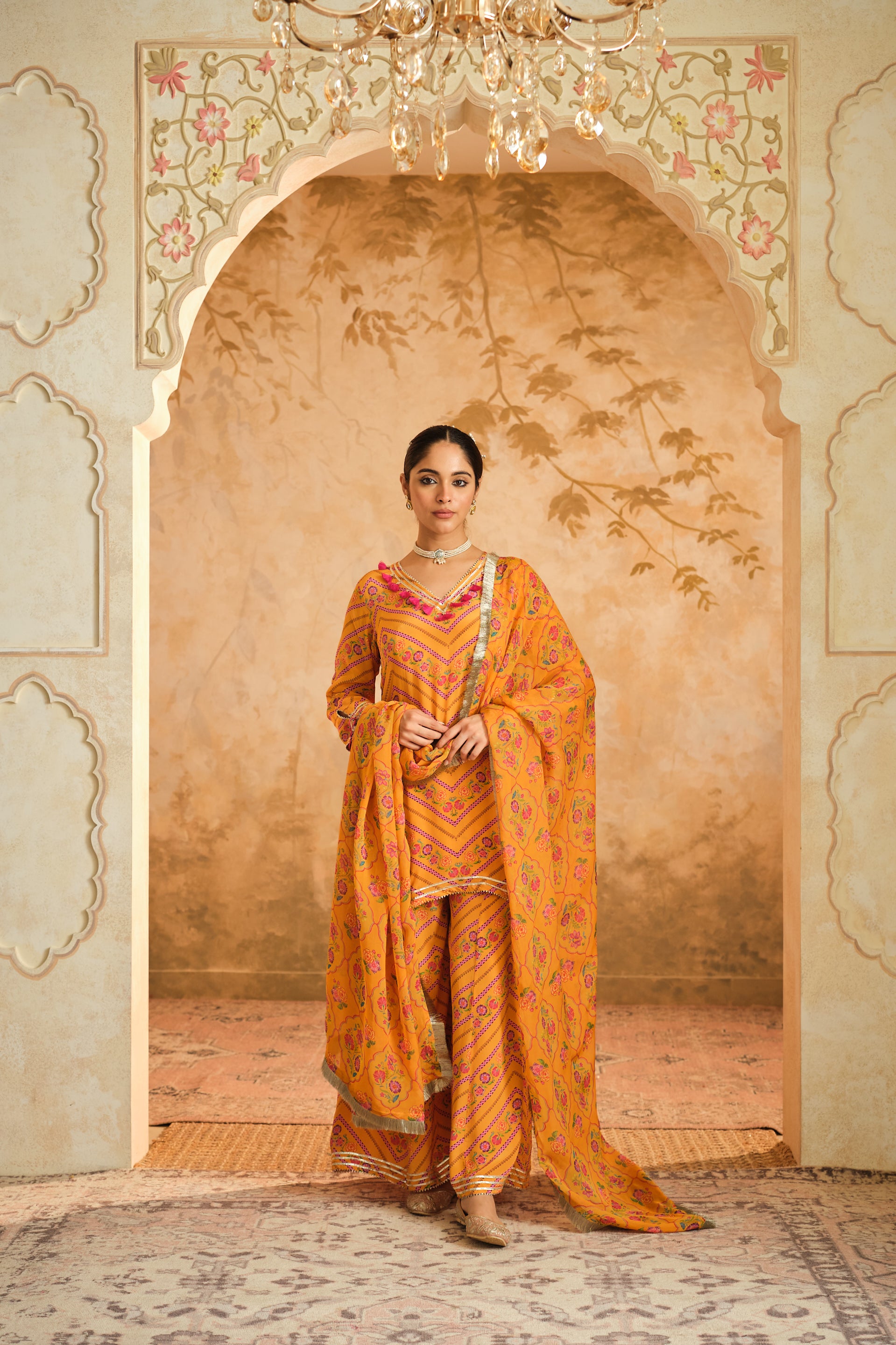 Raag floral  Sharara set