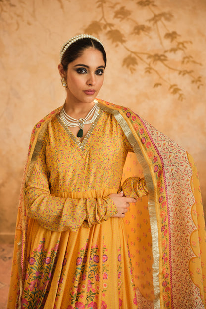 Raag floral placement Anarkali