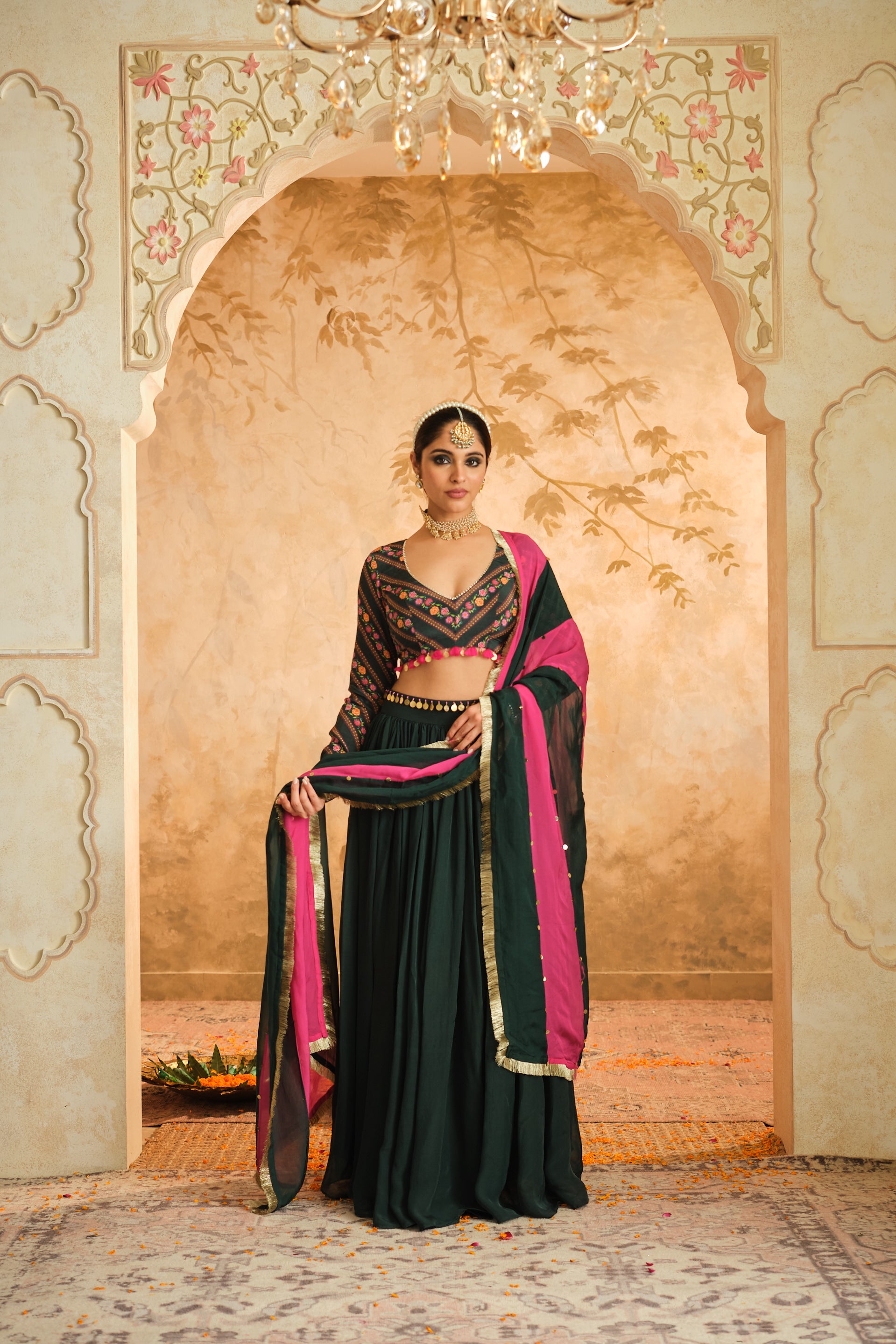 Raag Solid Lehenga Set